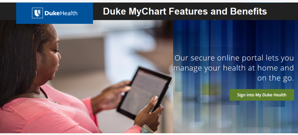 Duke MyChart Features and Benefits